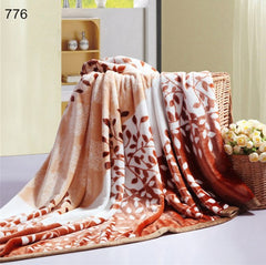 Microplush Printed Fuzzy Plaids Bedspreads